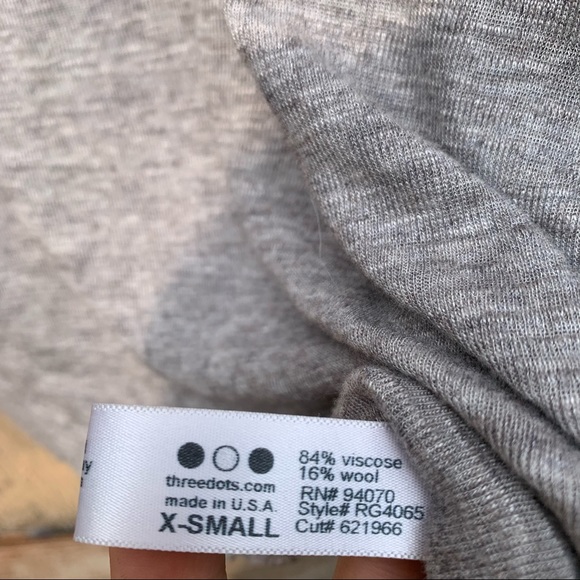 Three Dots 3/4 sleeve tunic - Picture 2 of 4